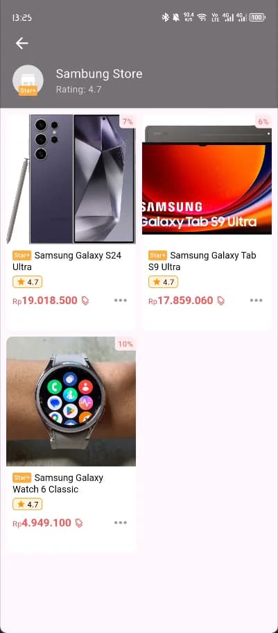 Sophi - E commerce App visual artifact 5