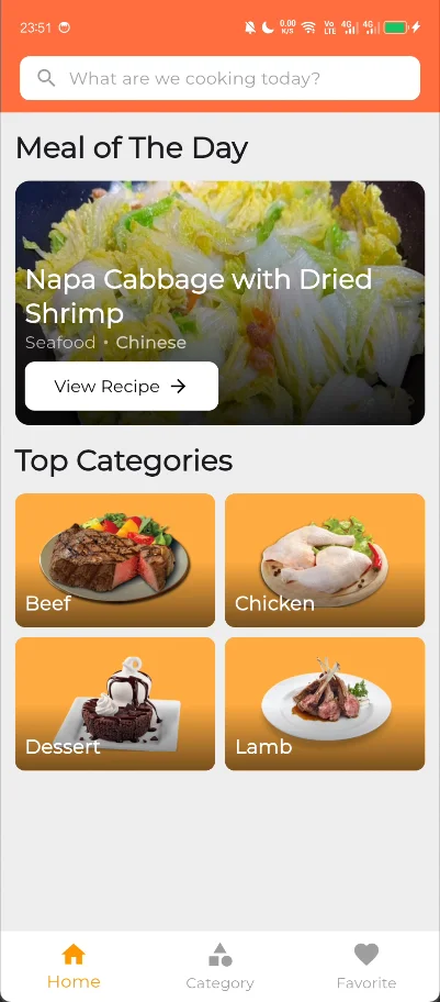 Savori - Meals App visual artifact 1