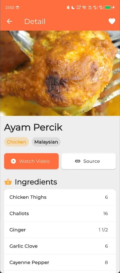 Savori - Meals App visual artifact 3