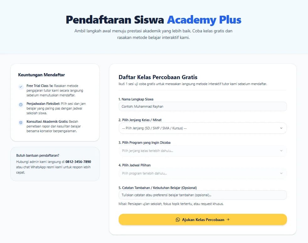 Course Website Template visual artifact 6